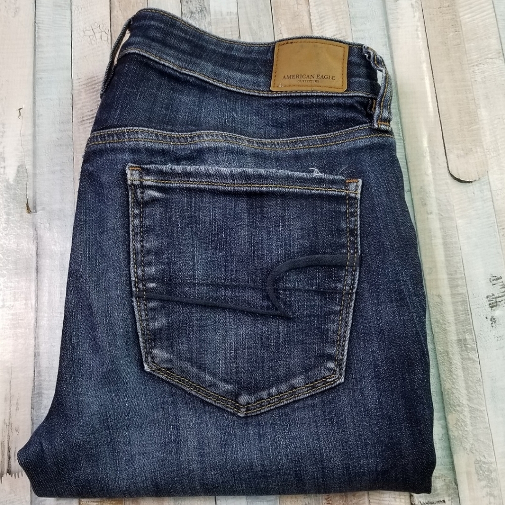 American Eagle Hi-Rise Jegging Crop Jeans